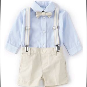 Edgehill baby boy suspender set